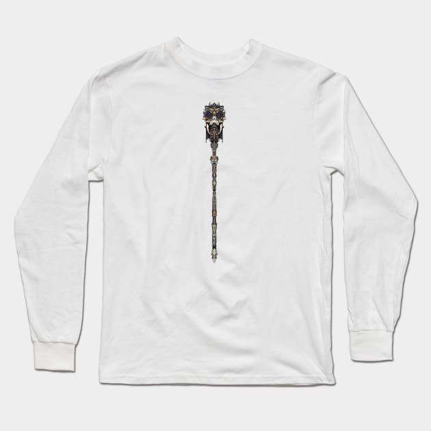 Ceremonial Staff Long Sleeve T-Shirt by Tricknologic